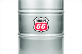 A Phillips 66 Oil Barrel to represent the Phillips 66 products sold by John Moore Oil