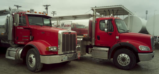 Delivery truck ready to make a delivery